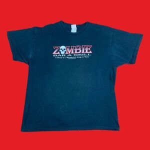 ZOMBIE BAR & GRILL GRAPHIC TSHIRT GOTH EMO PUNK